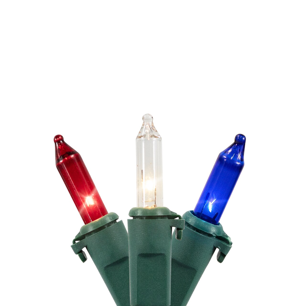 Northlight Mini Patriotic Christmas Lights - Red, White and Blue - 20.25' - Green Wire - 100ct
